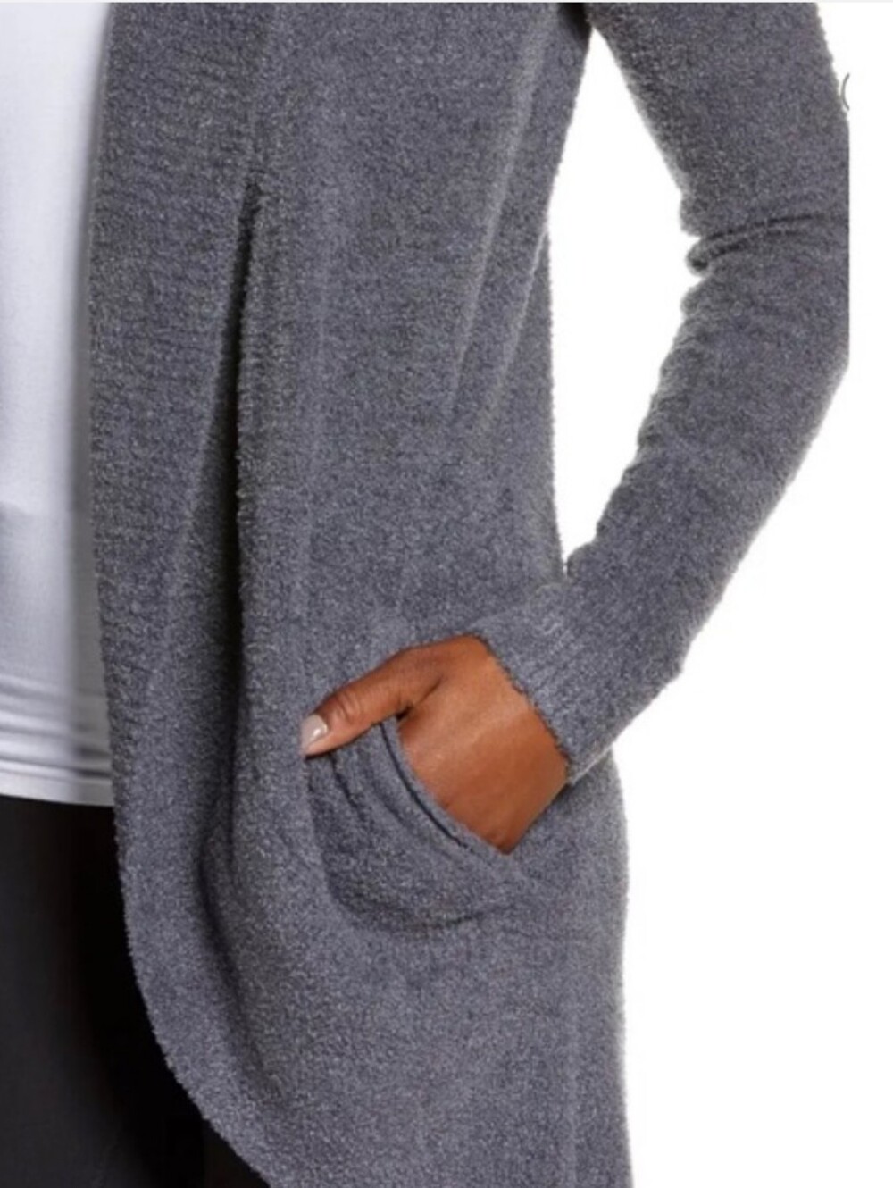 Barefoot Dreams CozyChic Lite Circle Cardigan Size 1X - Picture 2 of 9